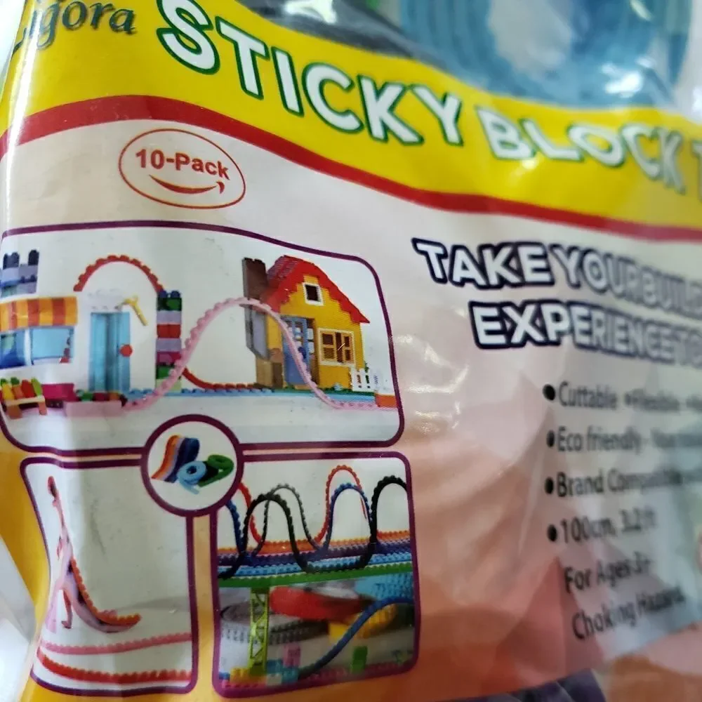 Lego Compatible 20 ROLLS Sticky Block Tape